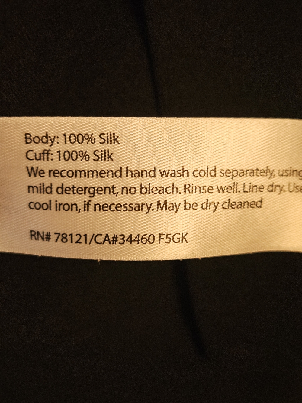 100% Silk Eileen Fisher Black Draped Open Cardigan - Picture 6 of 6